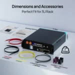 ECO-WORTHY Batería de litio LiFePO4 de 48 V 100 Ah con Bluetooth | UL1973 y UL9540A y CEC | Batería de rack de servidor de 5120 Wh para almacenamiento de energía solar, energía de respaldo en el hogar - Imagen 5